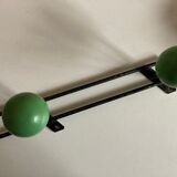Product BHV Kids Patère 3 green wooden balls