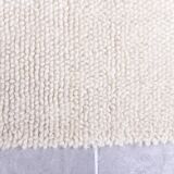 2x10 Neutral White Wool Moroccan Runner Rug, 67x301Cm