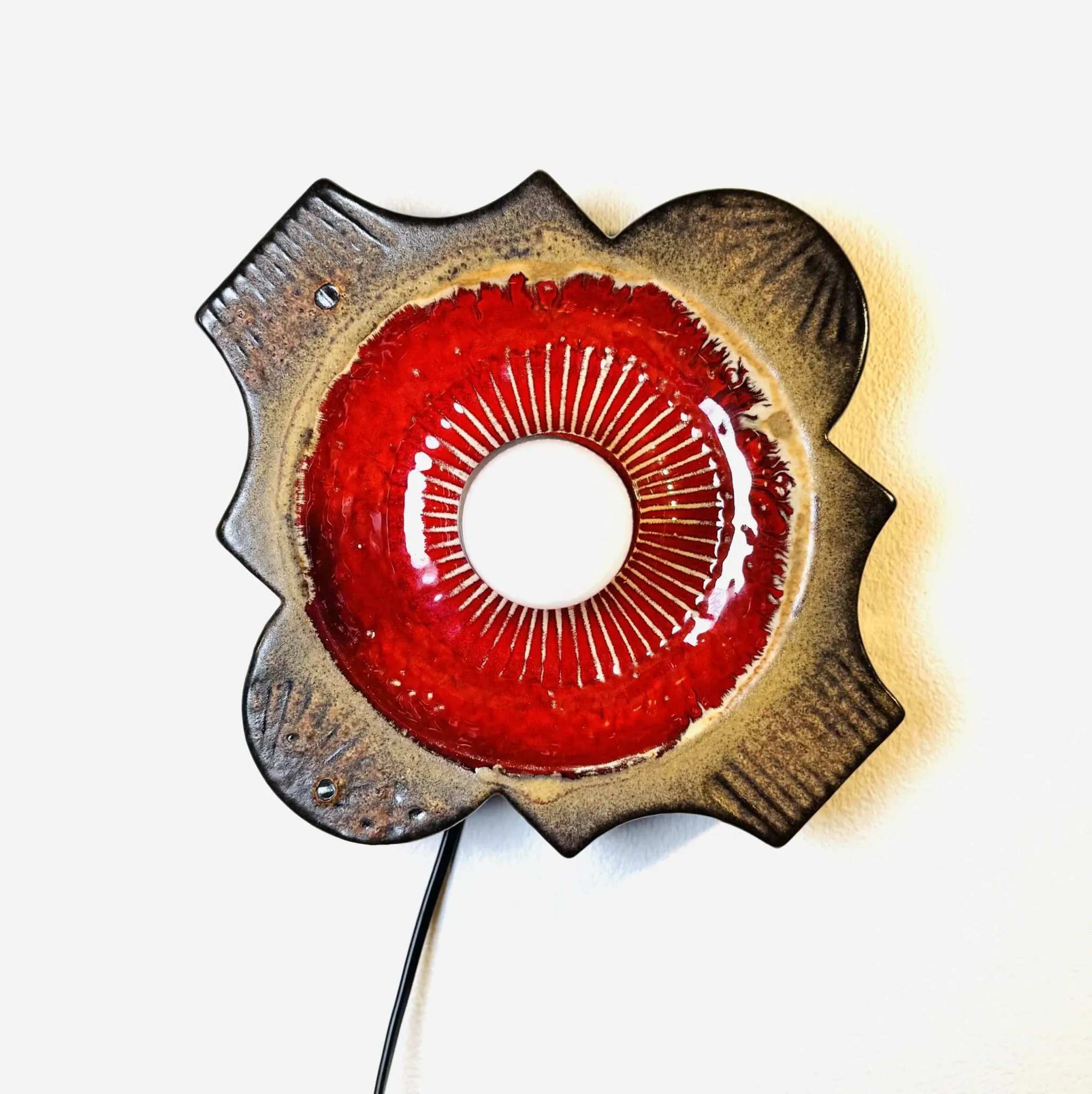 Ceramic Wall Lamp By Hustadt Leuchten, Germany, 1960S