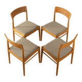 1960s dining chairs, Henning Kjærnulf