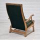 Chaise à bascule danoise à dossier haut, très bon état d'origine.