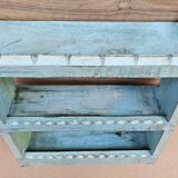 Burmese teak wall shelf
