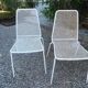 Chaises de jardin années 60