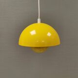 Hanging lamp in beautiful yellow colour