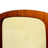 Mirror "Pebble" in teak, Sweden, 1960, 69x41cm