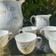 Porcelain coffee service by Charles Ahrenfeldt from Limoges France