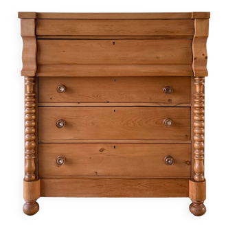 Antique pine chest / drawers