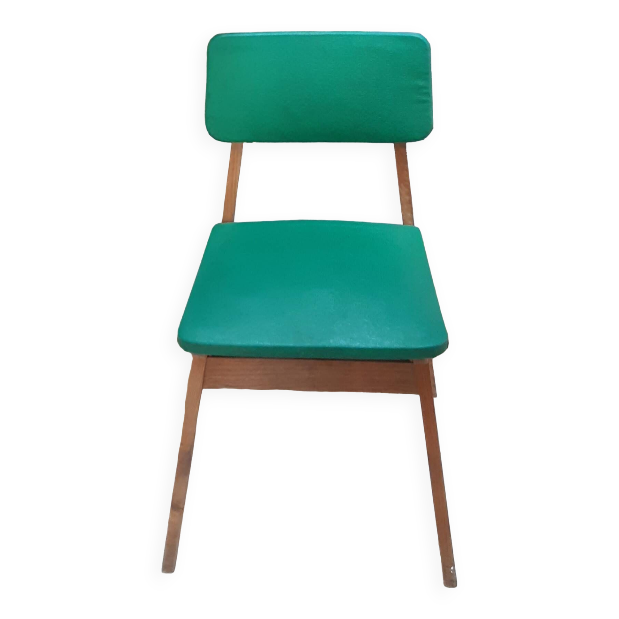 Green 1950s chair
