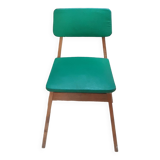 Chaise année 50 verte