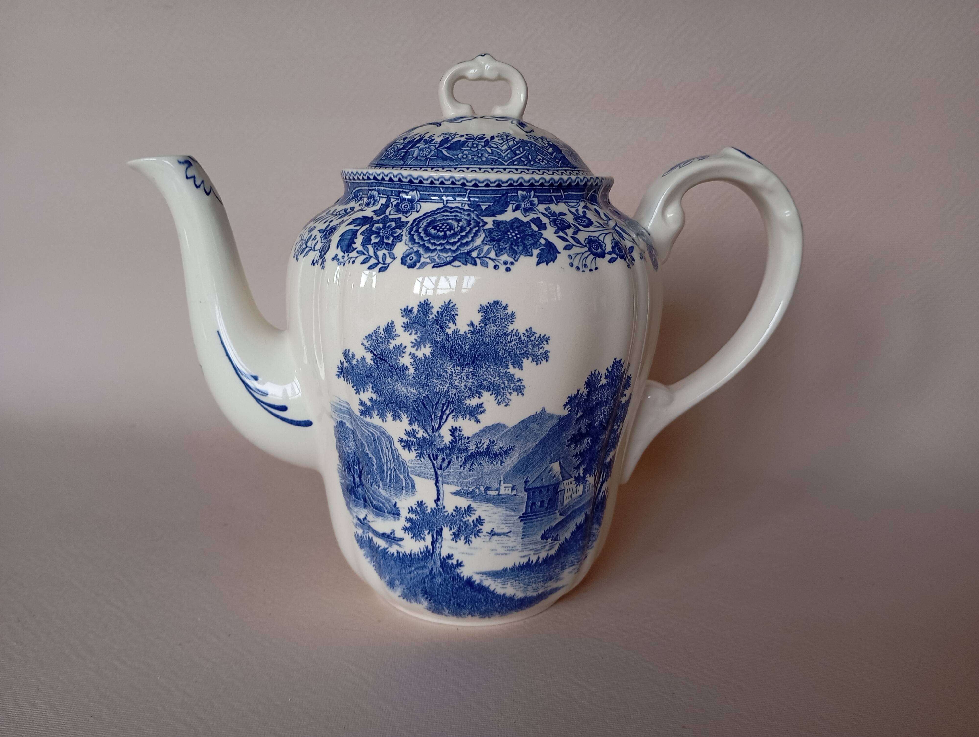 Verseuse 'Burgenland' bleu Villeroy & Boch