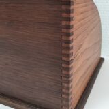 Solid wood writing with vintage curtain