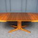 Dining room table with extensions French work 1970