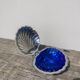 Silver plated butter dish shell 1950