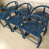 Vintage blue bar stools