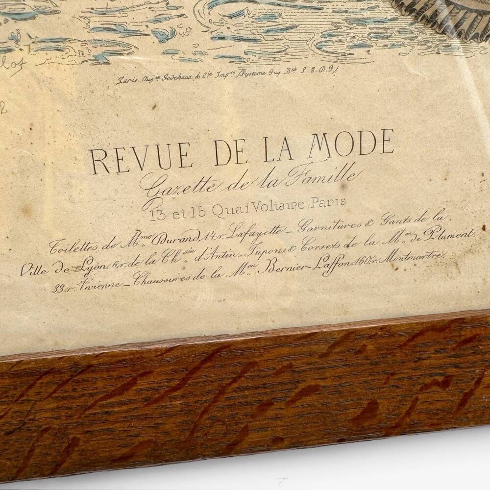 Fashion Review Engraving Frame 1882