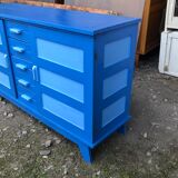 Buffet René Gabriel 1950 oak reconstruction