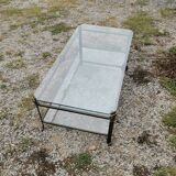 Wrought iron coffee table