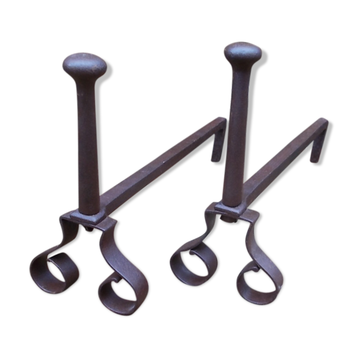 Pair of cast iron channels