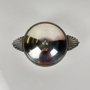 Sucrier en métal argenté, style Art Déco – XXe siècle