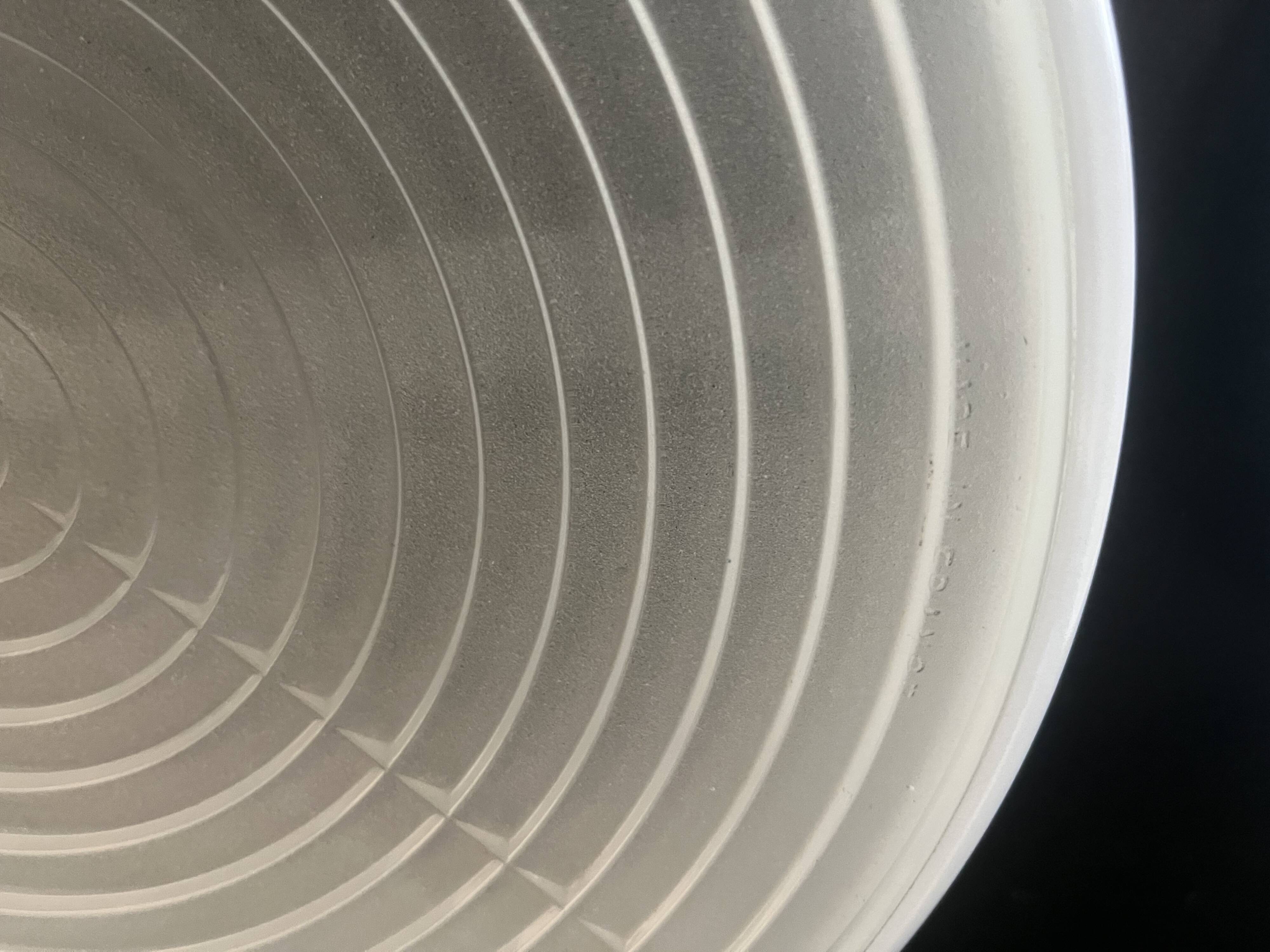 Holophane glass ceiling light