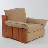 Fauteuil en orme Maison Regain - années 1980