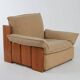 Fauteuil en orme Maison Regain - années 1980