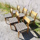 6 vintage Scandinavian chairs