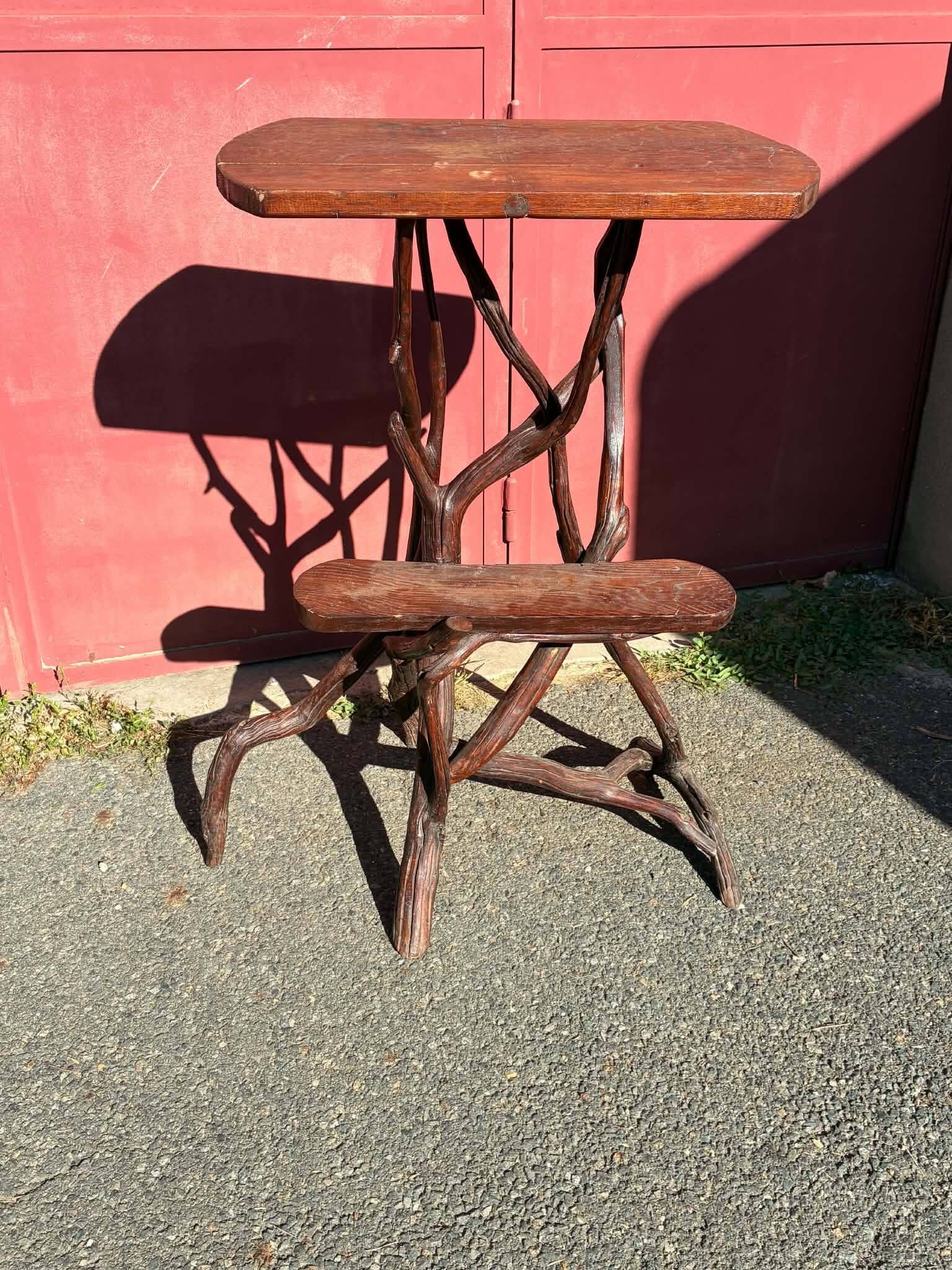 Wooden stool