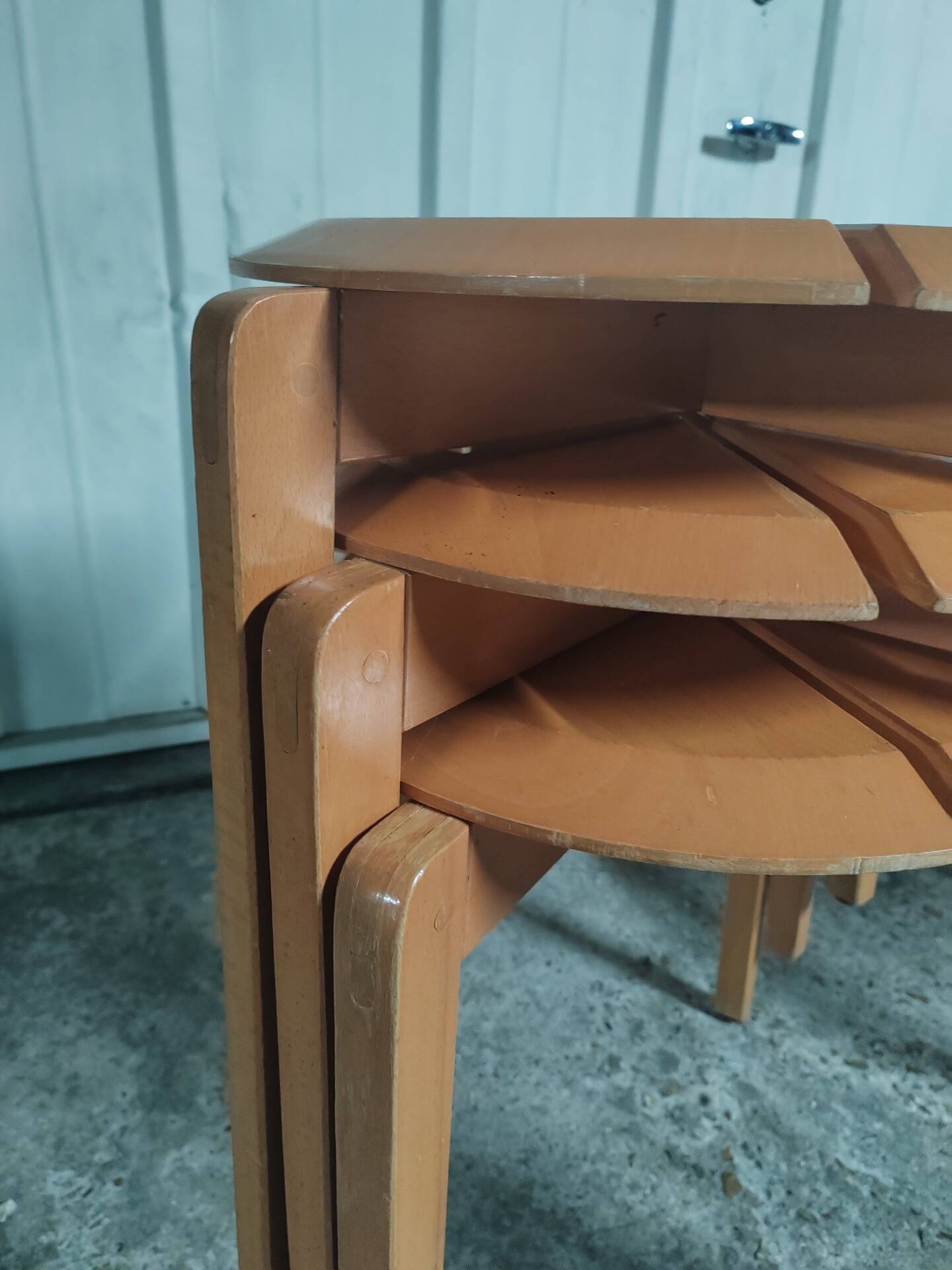 4 Scandinavian stools