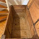 17th-century solid oak chest