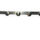 Retro 5-hook aluminum coat rack – 1970s