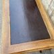 Louis XV style table, leather top