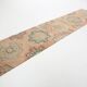 3x12 Soft Wool Pale Red Turkish Vintage Runner Rug