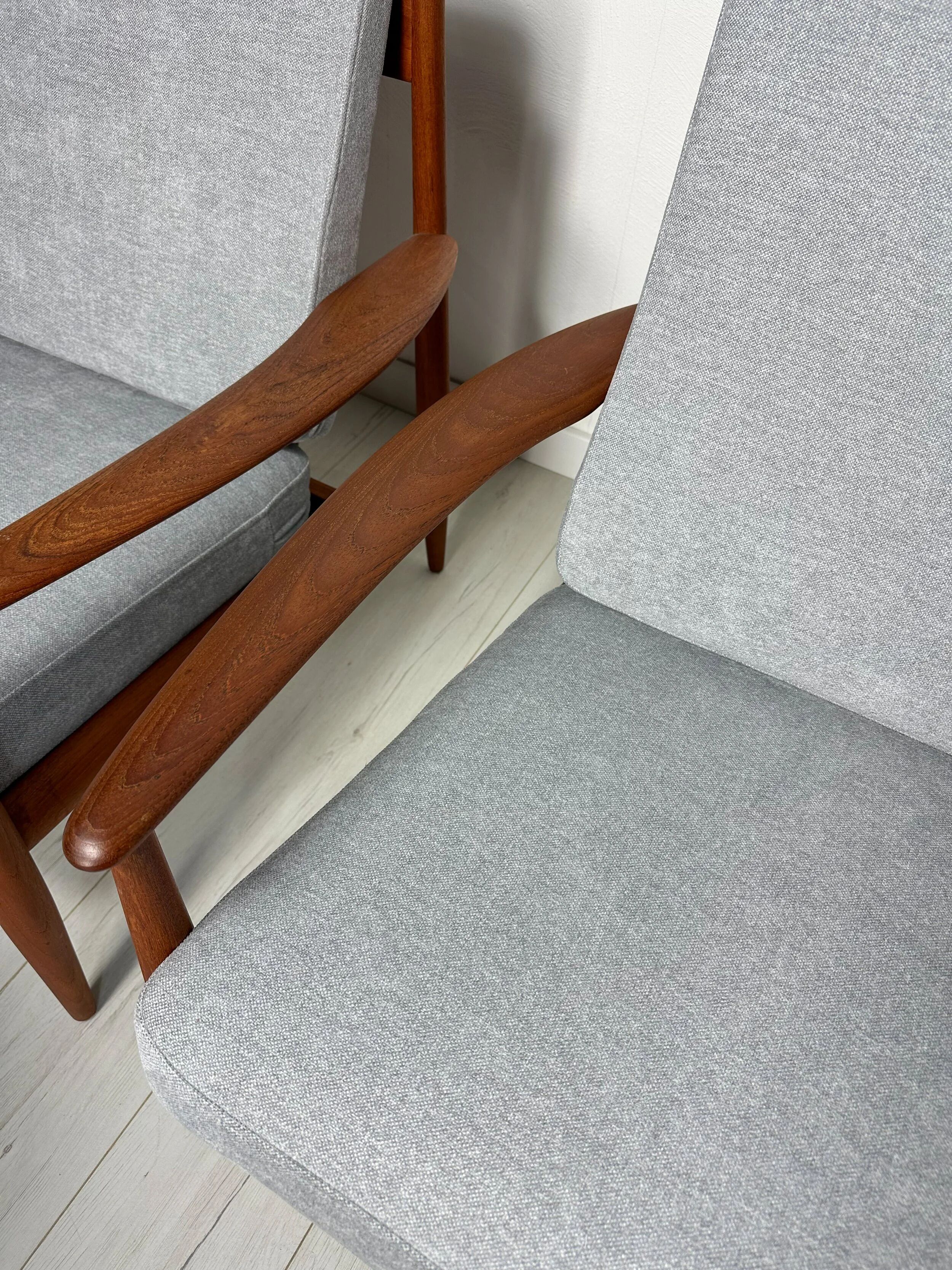 1950s Vintage Danish Teak Armchair by Grete Jalk for France & Daverkosen