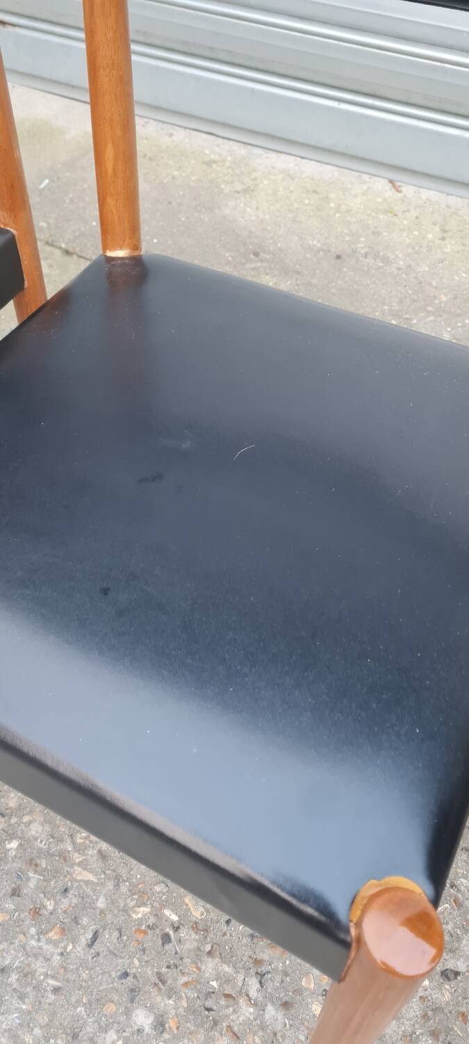 Set of 4 Scandinavian chairs 1970