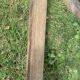 Solid oak wooden bench