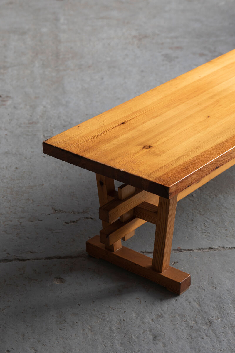 Dining set of 3 in solid oregon pine