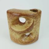 Very beautiful sculptural bertoncello italy ceramic vase roberto rigon 1970s model 911