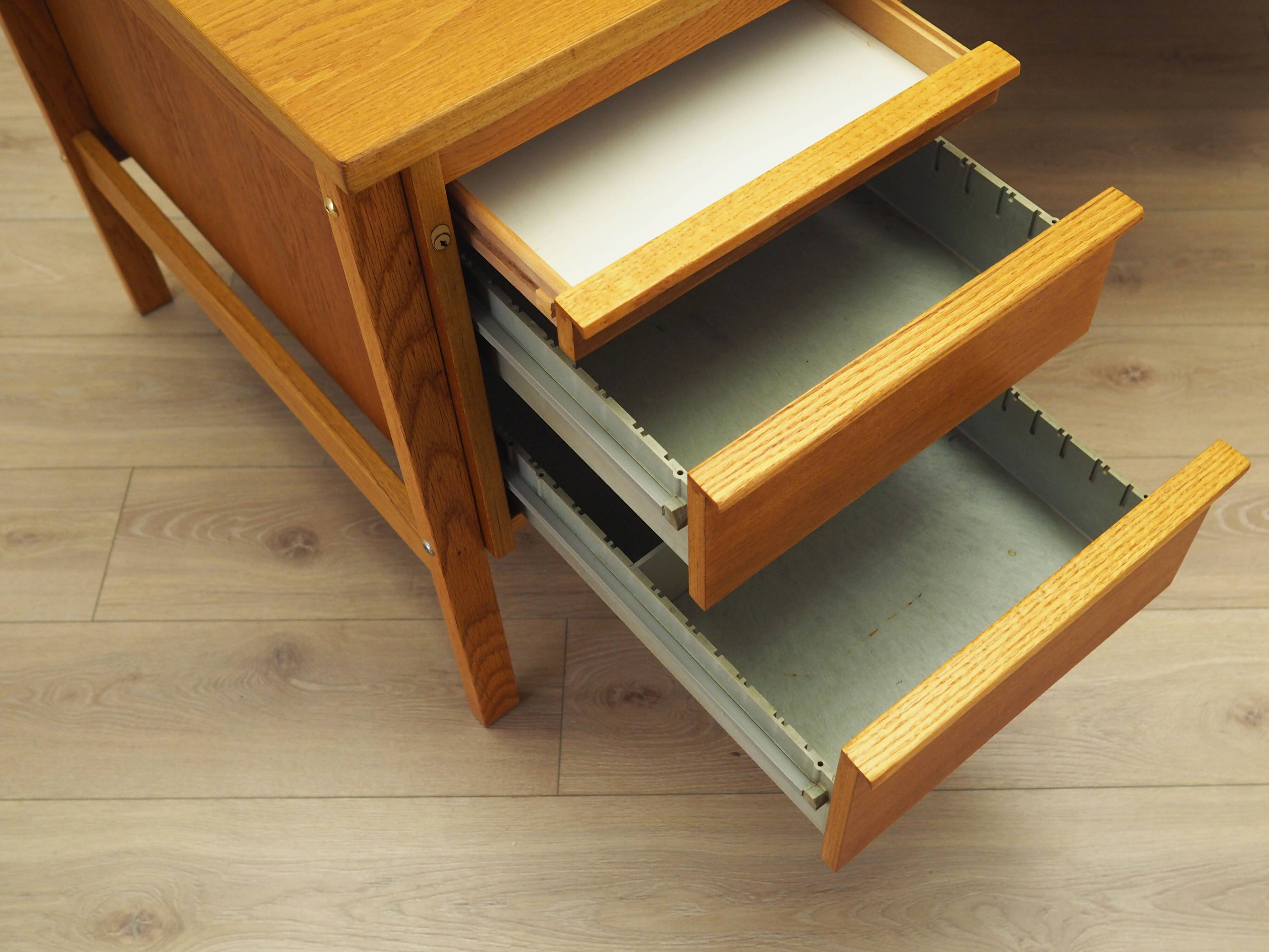 Ash desk, Norwegian design, 1970s, production: Norway