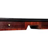 Mid-Century Italian Wood and Brass Console Table, 1950s