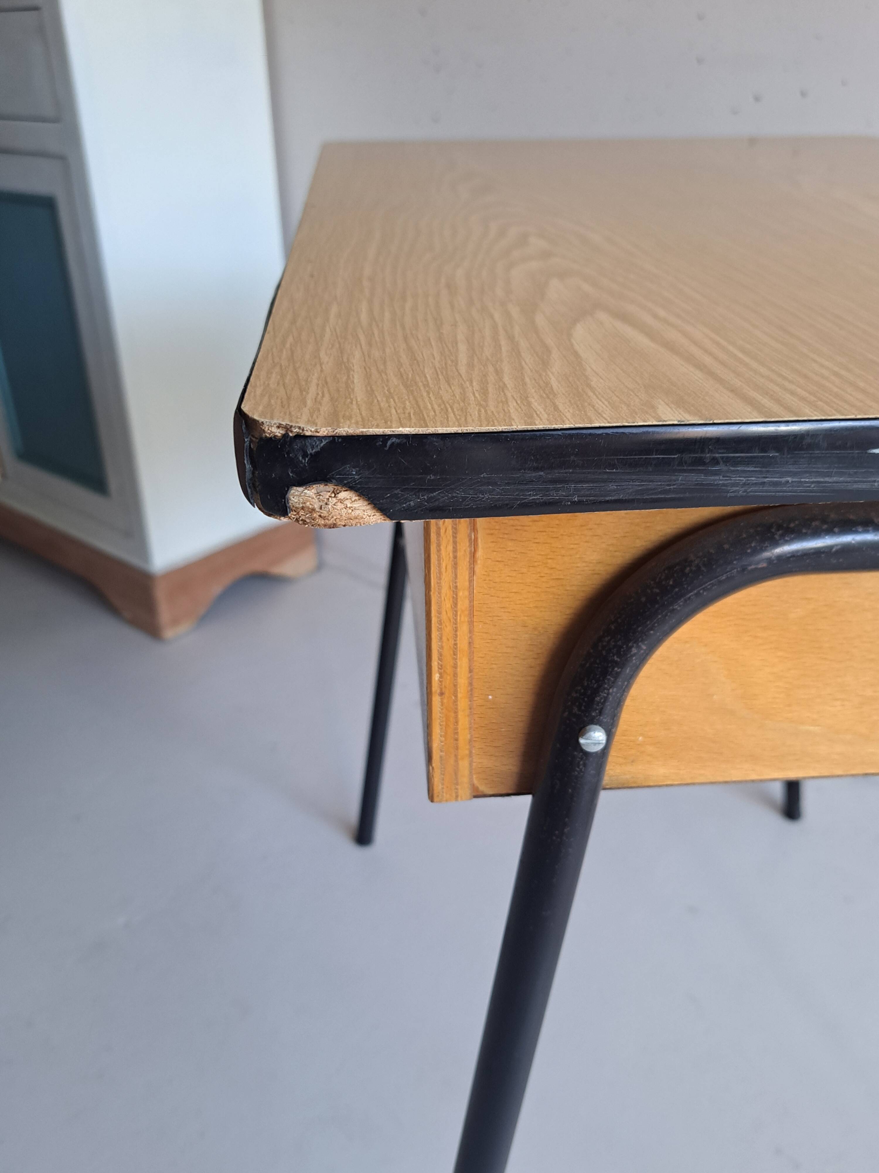 Small Formica desk from the 1950s