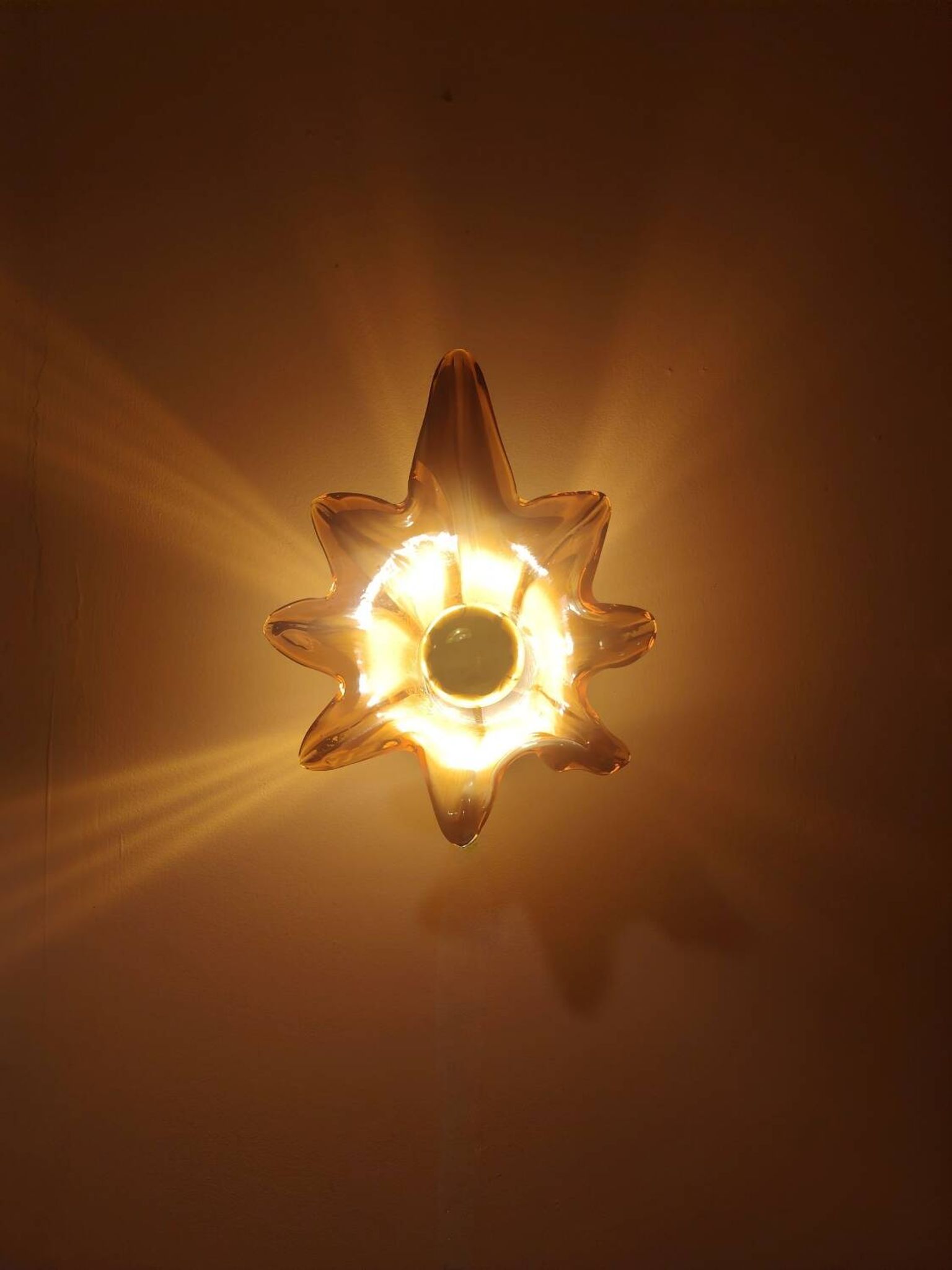 Murano vintage wall light