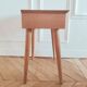 Renovated vintage Scandinavian bedside table, 1950s-60s.