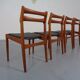 Danish Teak Dining Chairs from Vamo Mobelfabrik, 1960s, Set of 4