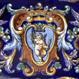 Plate in Gien earthenware