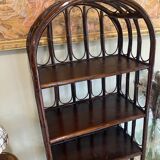 Vintage rattan shelf
