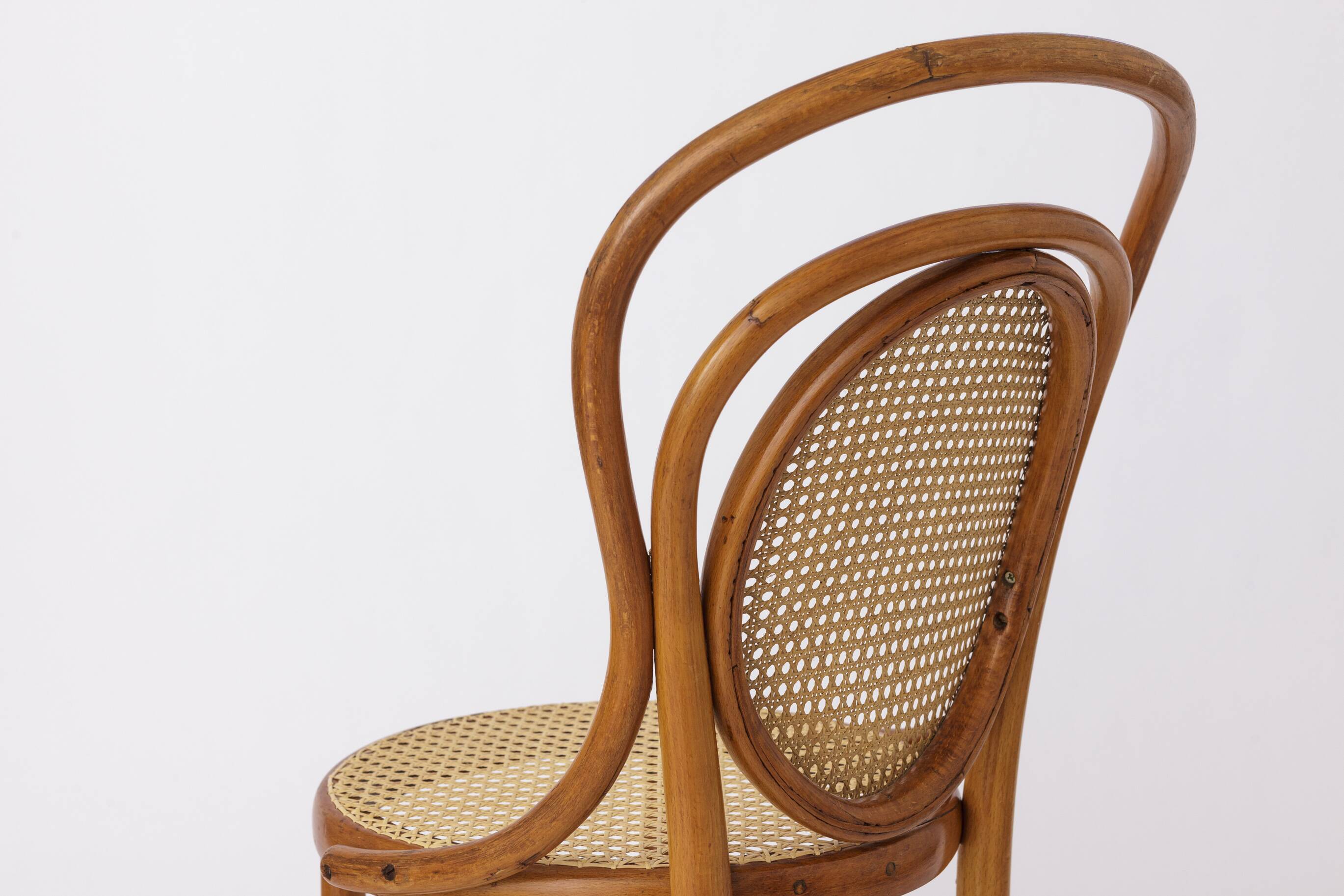 Rare Vintage Fischel Chair | 1920s-1940s | Restored Bentwood Seat | Antique