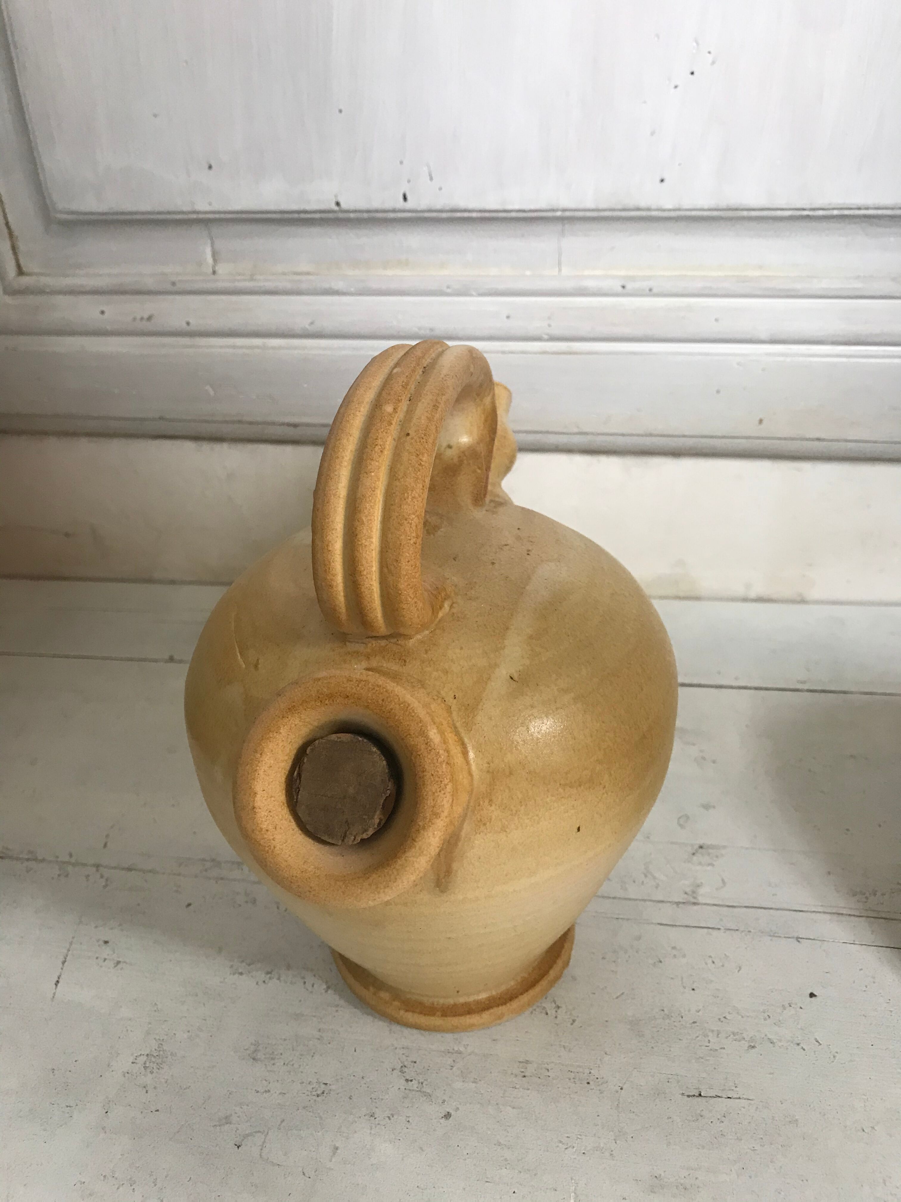 Vintage ceramic pitcher Vallauris