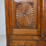 Antique carved wooden cabinet