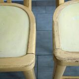 Lot de 4 chaises bistro Luterma vintage